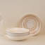 Assiette creuse profonde en porcelaine Paros-Shell Sand Premium-129952270
