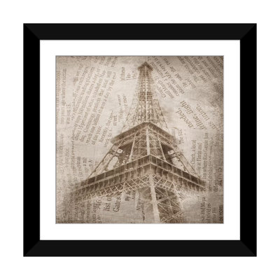 Tour eiffel ii, impression sur toile tendue
