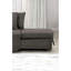 Chaise convertible contemporaine avec tissu réglable en métal gris, rangement, coussins inclus et bois d'ingénierie