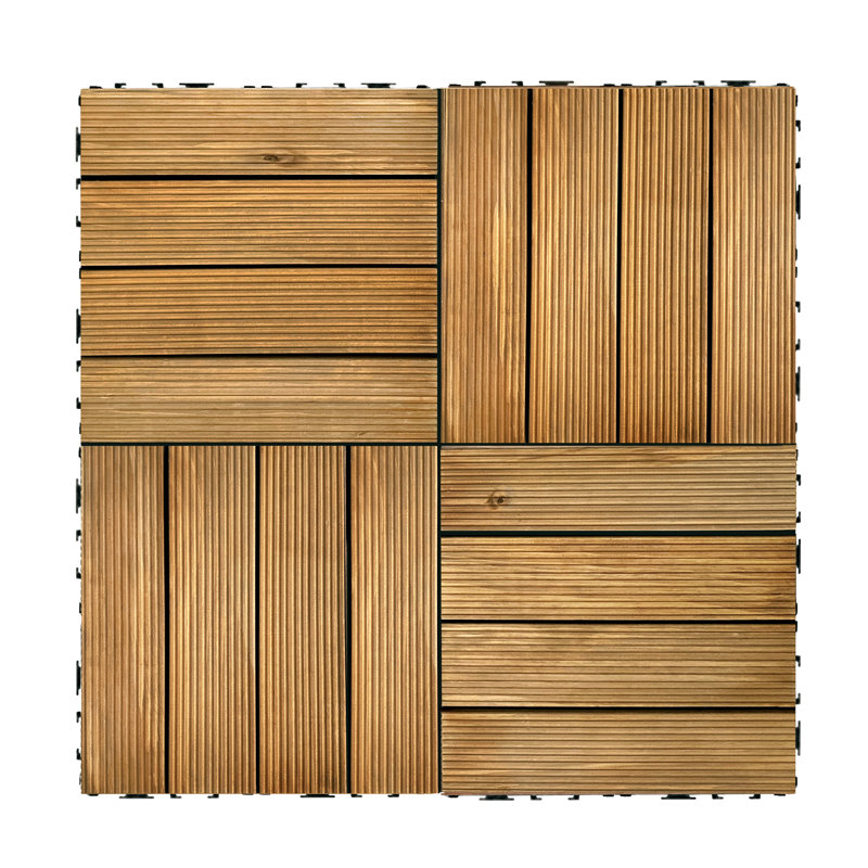 Carreaux de terrasse imbriqués, Chêne miel