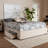 Abbey Hassell Modern and Contemporary Fabric Upholstered 4-Drawer Platform Storage Bed Frame-378947174-378947181