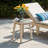 78.8" Long Reclining Single Chaise, Side Table Included-1918965405