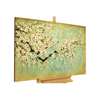 Cherry Blossoms - No Frame Rectangle Painting on Canvas