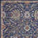 Tapis oriental bleu marine Cruce