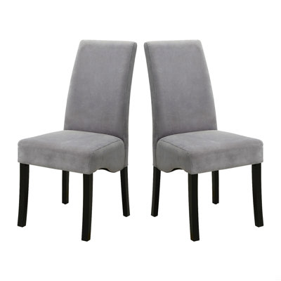 Set Of 2 Velvet Upholstered Dining Side Chairs
