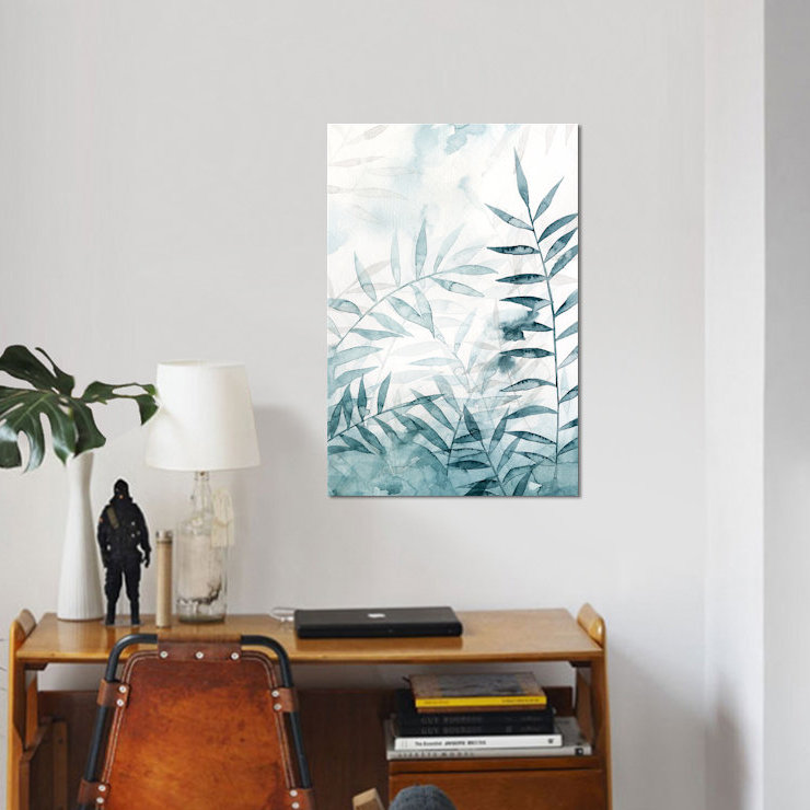 «Bamboo Whisper II», reproduction sur toile, H 12 po x l 8 po x P 0,75 po, Toile tendue, Pas de tapis