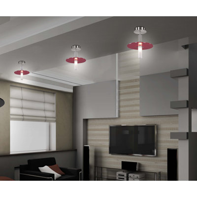 Pospisil 1-Light Semi Flush Mount