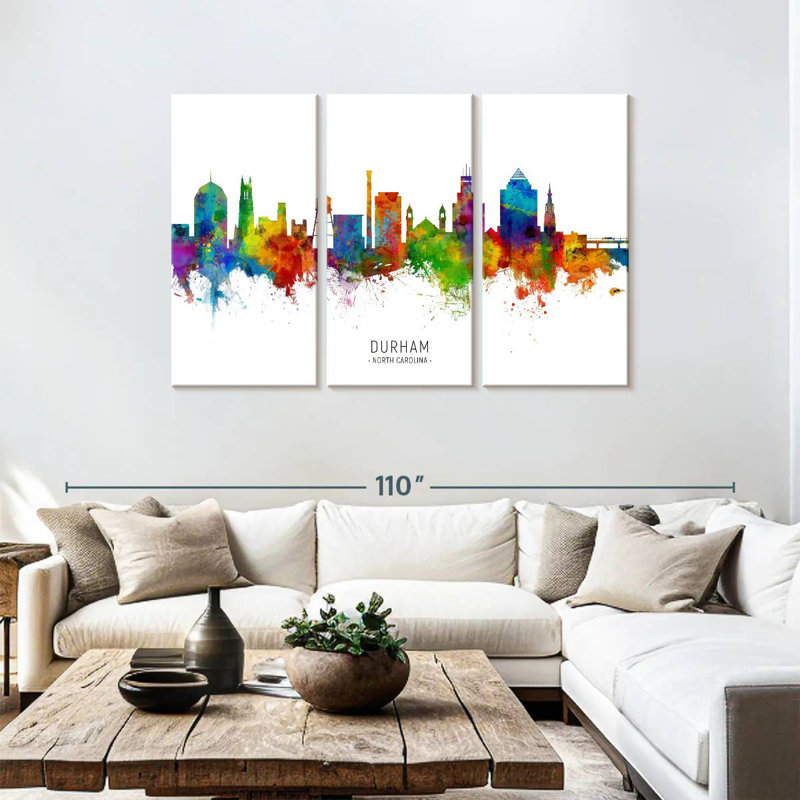 Durham North Carolina Skyline I