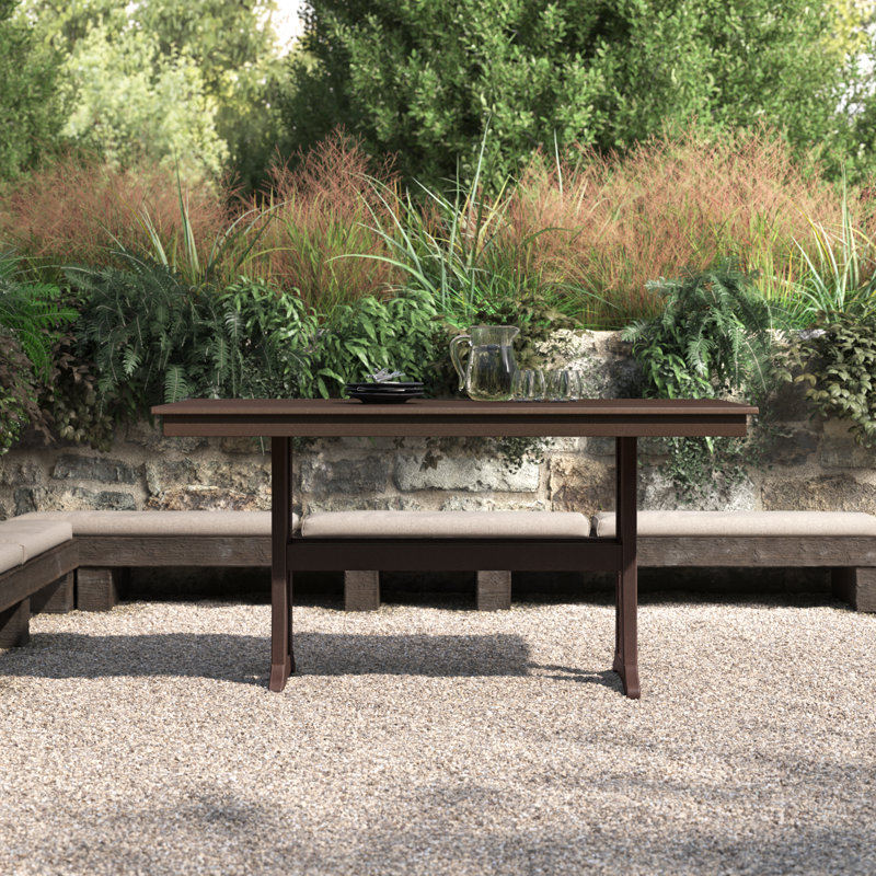 Farmhouse Trestle 37" x 72" Counter Table, Vintage Lantern