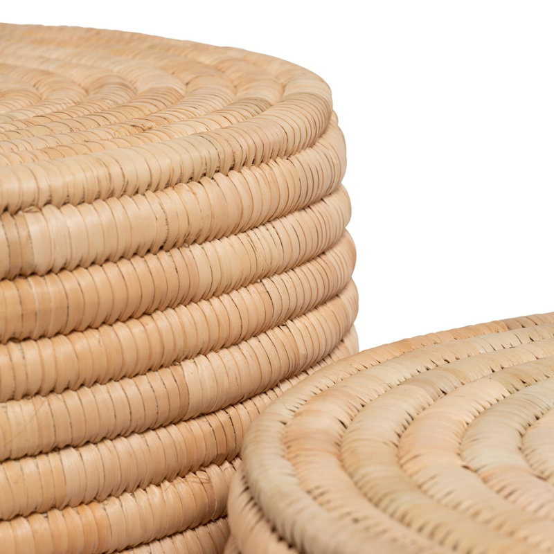 Malawi Woven Reed End Table