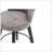 2PCS Chenille 25"Wing Back Swivel Bar Stools-1007985826