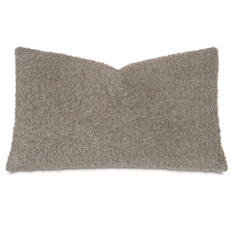 Marl Pillow Cover & Insert, Taupe, Rectangle 15"H x 26"W