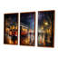 «Vintage Rainy Evening Paris - Train», art mural rétro-1088216141-1088216139