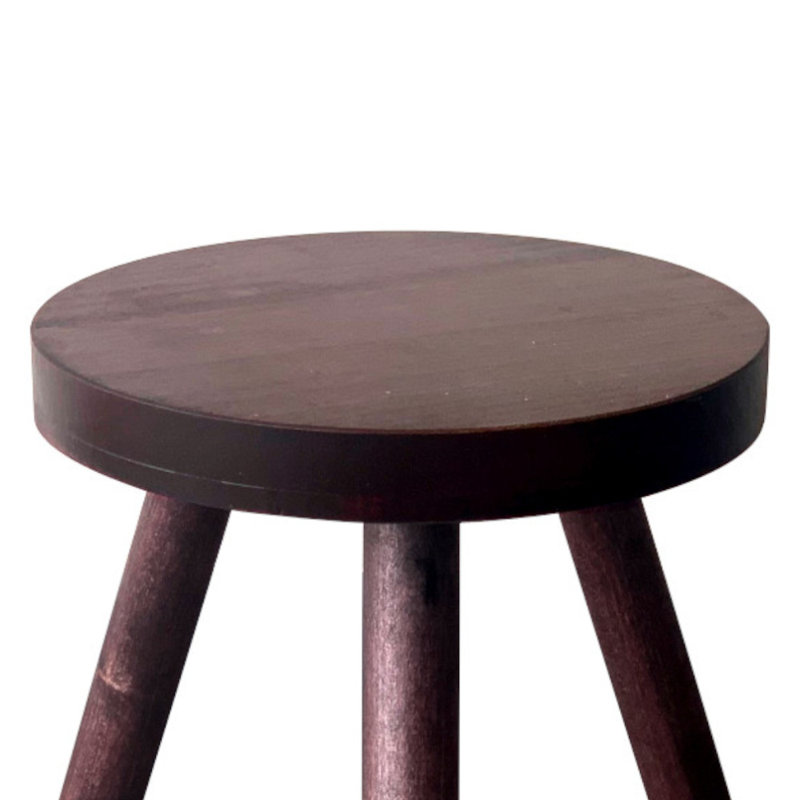 Table d'appoint moderne en bois franc massif fabriquée à la main, Cerisier noir