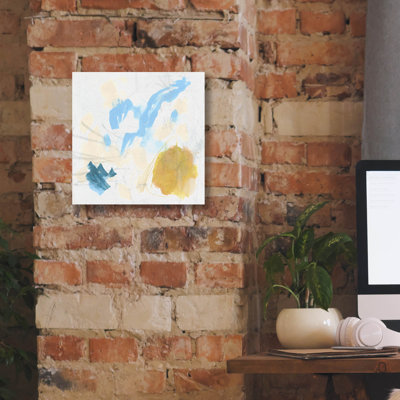  «Cartographie 1» par June Erica Vess, art mural sur toile, 12 po x 12 po