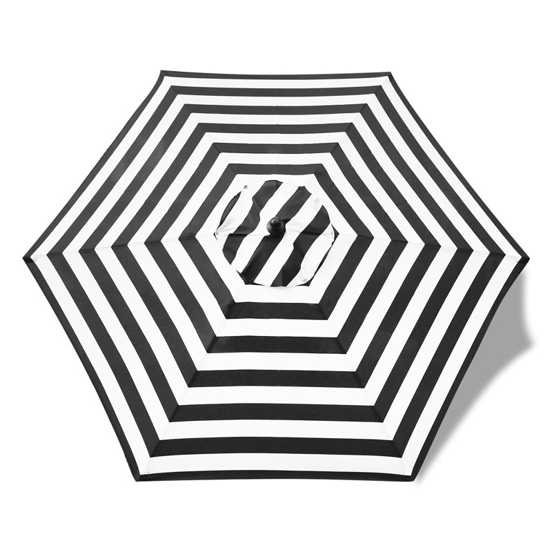 Housse de remplacement en tissu Caedin, Noir / blanc