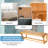 Aitkin Bamboo Solid Wood Accent Shelf with Towel Bar
