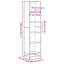 Borough Wharf Bookcase Engineered Wood-810684127-810684070