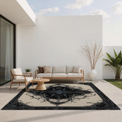 Enchanted Grace Indoor And Outdoor Area Rug