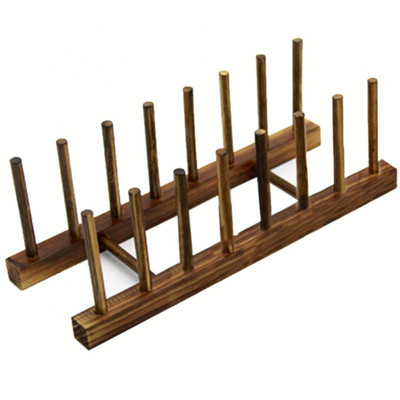 Assiette de rangement avec rangement, Noyer