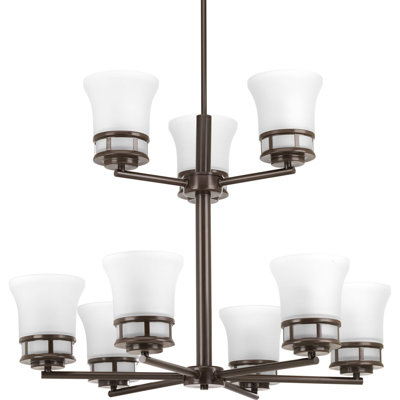Tashina 9 - Light Dimmable Tiered Chandelier