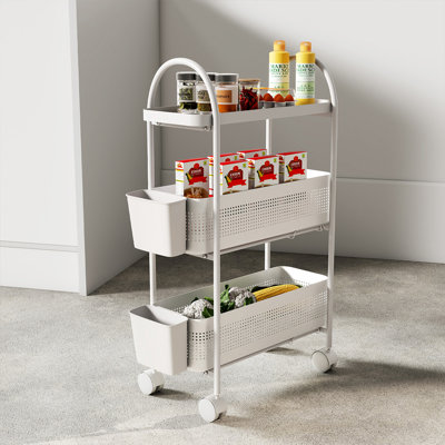 67cm H x 17cm W Cart with Wheels
