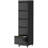 Black 5 Drawer Vertical File Cabinet On Wheels, High - Security Locking, Suitable For A4/Letter/Legal Folders, Steel Build, Quiet Operation Metal With Lock And Wheels Home Office, Adjustable Hanging-656472324