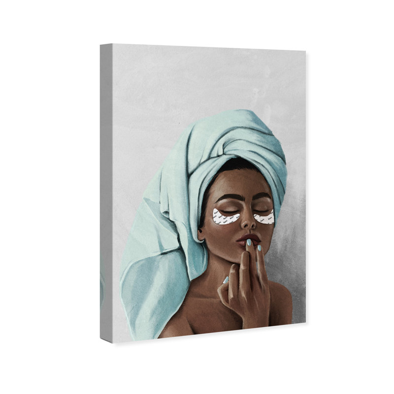 Bathtime Pampering - Impression sur toile, Toile tendue, H 45 po x l 30 po