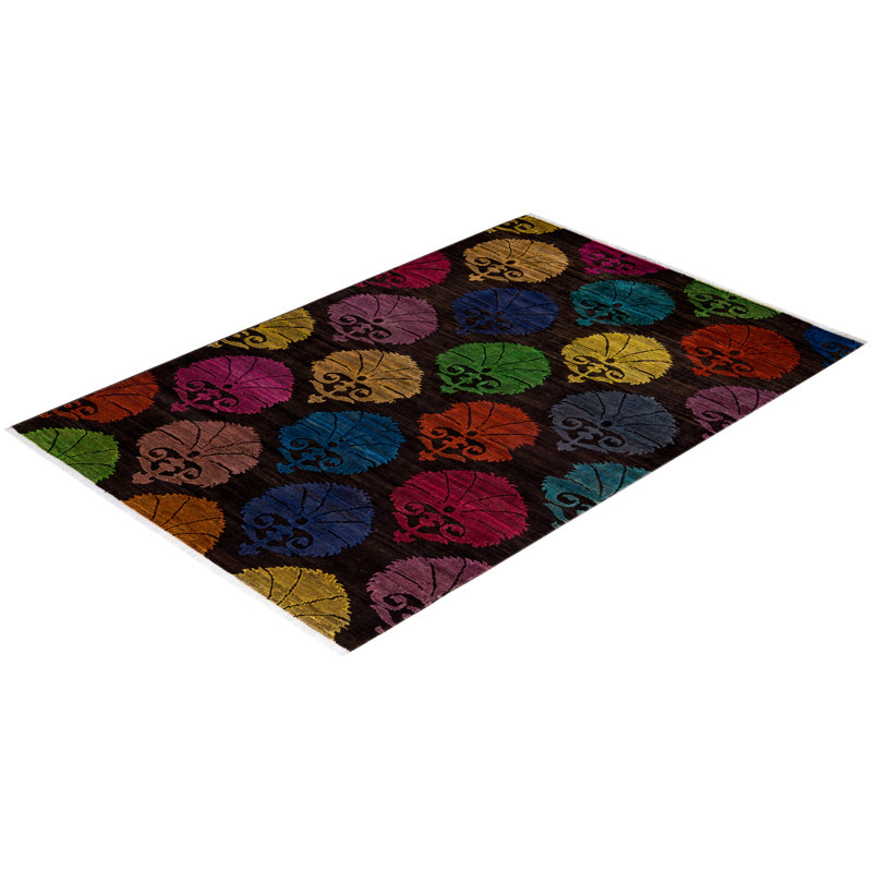 Haynie One-of-a-Kind 4' 1" X 6' 1" Hand Knotted Area Rug