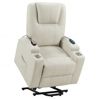 Fauteuil inclinable de massage Macklin Ivory