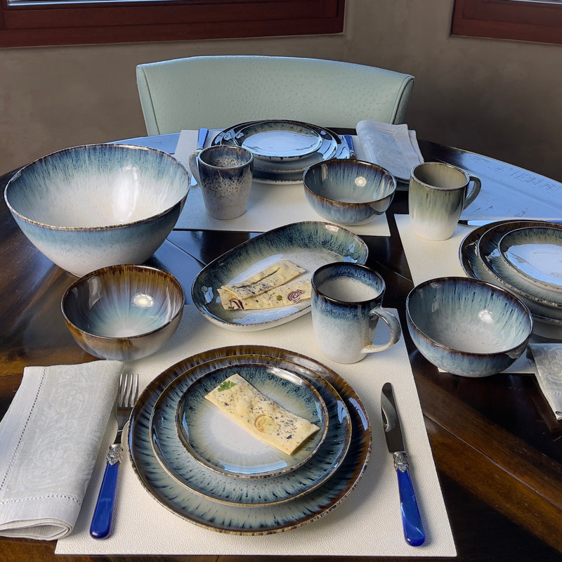 Cypress Grove Stoneware Dessert Bowl