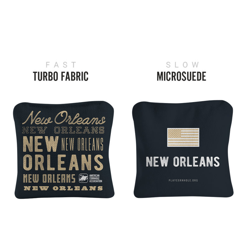 New York Football - sacs rétro Gameday Synergy Pro Cornhole, Noir, noir, noir, noir