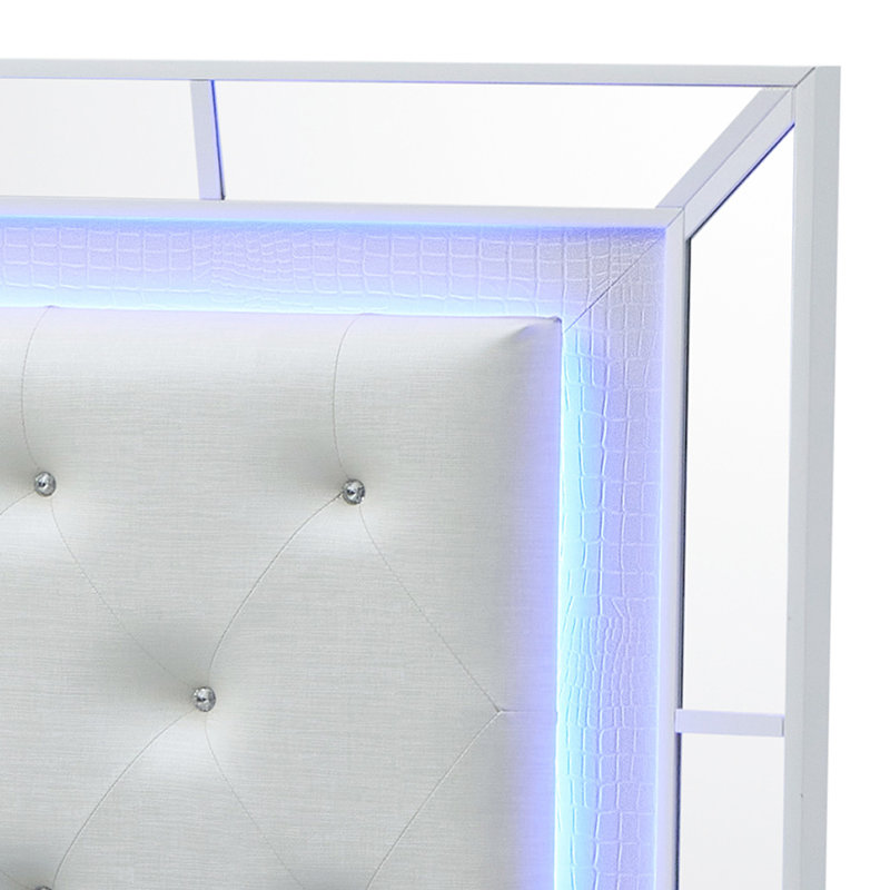 Lit contemporain avec une finition élégante