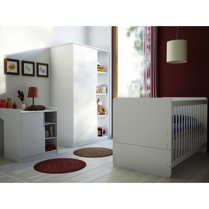 Bollinger 1 Door Manufactured Wood Wardrobe