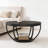 Round Chating Table,Central Table,2-Tier Coffee Table