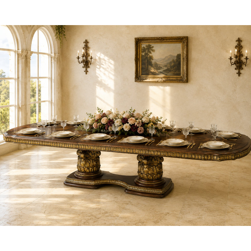 Villa Valencia Solid Wood Dining Table