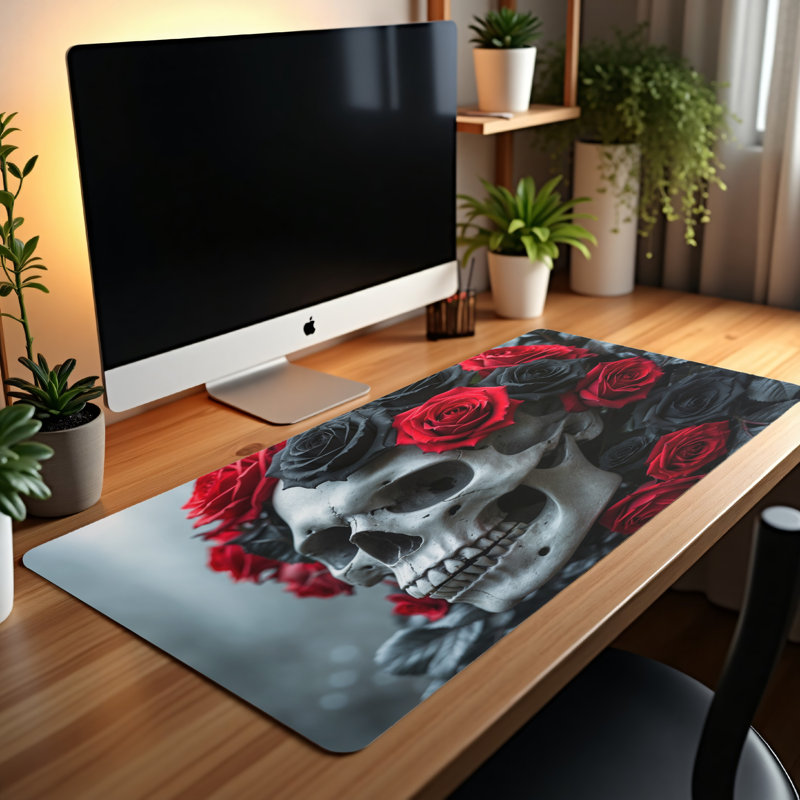 Polyester Desk Pad, 14.4x12.1