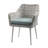 Mauricette 2 - Person Rectangular Outdoor Dining Set with Cushions