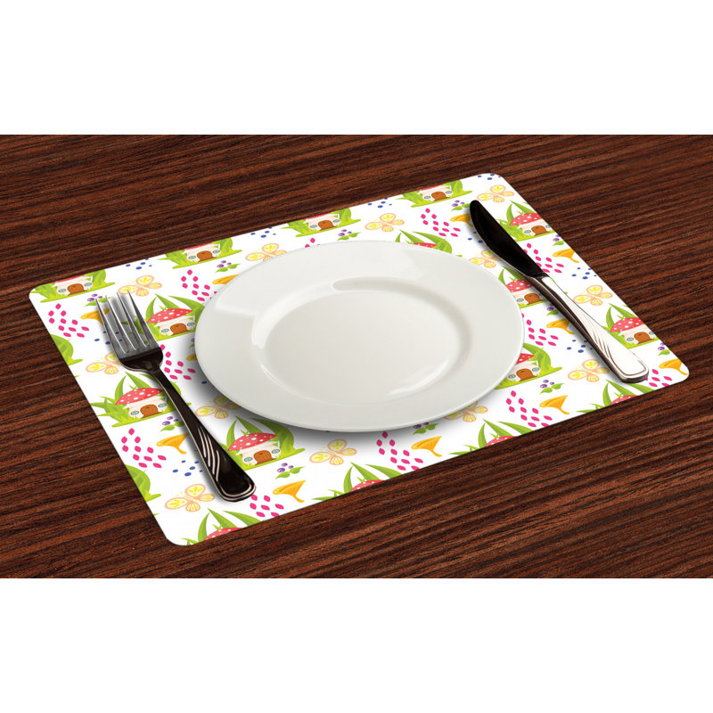 Polyester Abstract Rectangle Placemat
