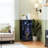 4 Drawer Dresser for Bedroom, Narrow Chest of Drawers, Wooden Top and Study Iron Frame 18"x37.5"-(WxH)