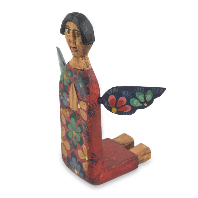 Figurine en bois de l’ange de vitaux ii