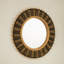 Miroir mural 23 po, bambou