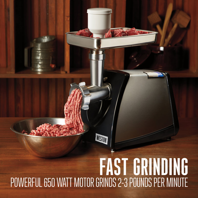 Weston Stainless Steel Electric Meat And Sausage Mixer