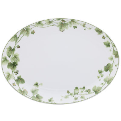 Noritake Ivy Whisper Oval Platter, 14.5"