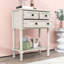 Console rétro Draga avec tiroirs de rangement et tablette de salon-1529320521