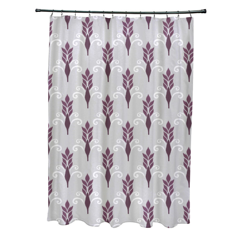 Floral Shower Curtain, Purple