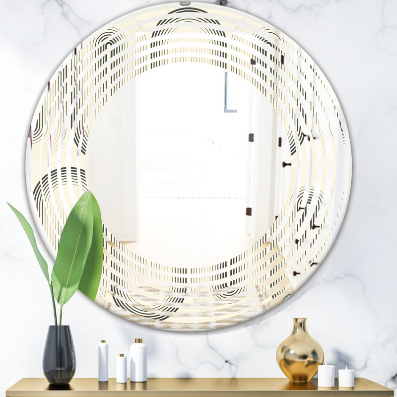 Miroir mural Wave, H 24 po x l 24 po