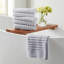 Serviettes de bain 100% coton à nervures zéro torsion -1695960009-1725491497