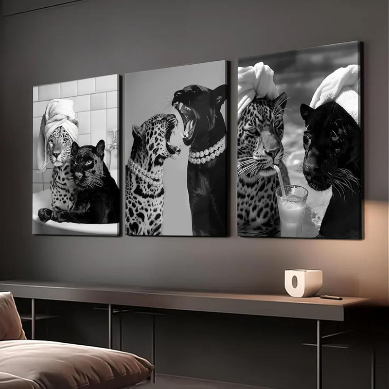 3 Piece Wrapped Canvas Print, 60cm H x 40cm W