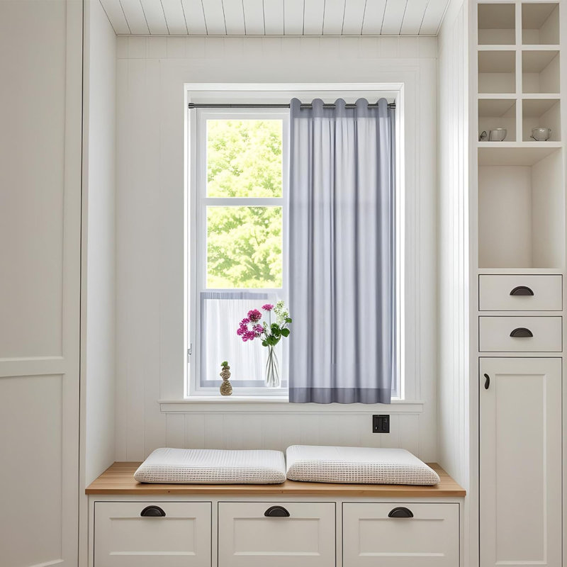 68-100 Cm Shower Curtain Rod, Spring Rod Extendable Curtain Pole, No Drill ,Tension, Matte Black